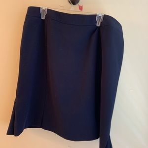 Jones navy blue skirt